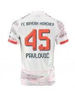 Bayern Munich Aleksandar Pavlovic #45 Bortedrakt 2025-26 Korte ermer